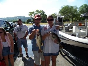 Leslie Killough and Brent Parish
