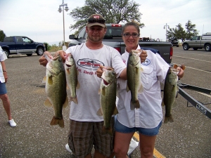 Leslie Killough and Brent Parish