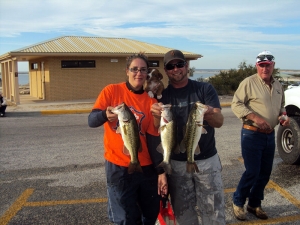 Leslie, Brent and Kota Current Anglers of the Year 2011